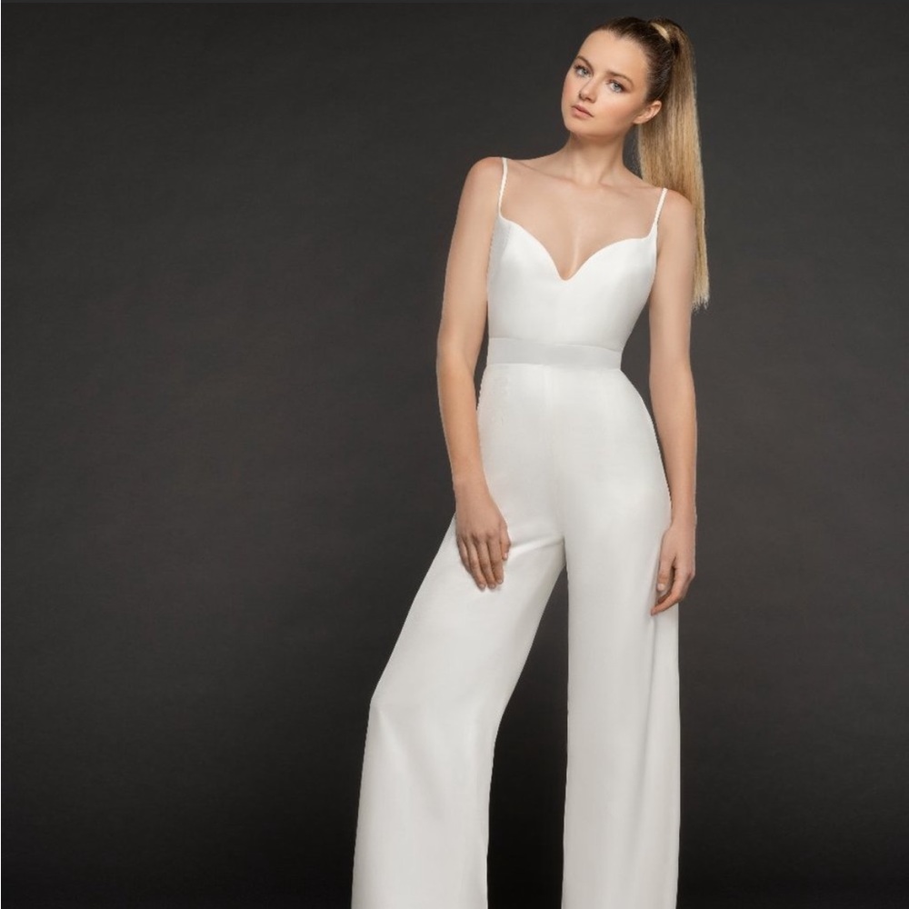 Hayley Paige Occasions Bridal Jumpsuit